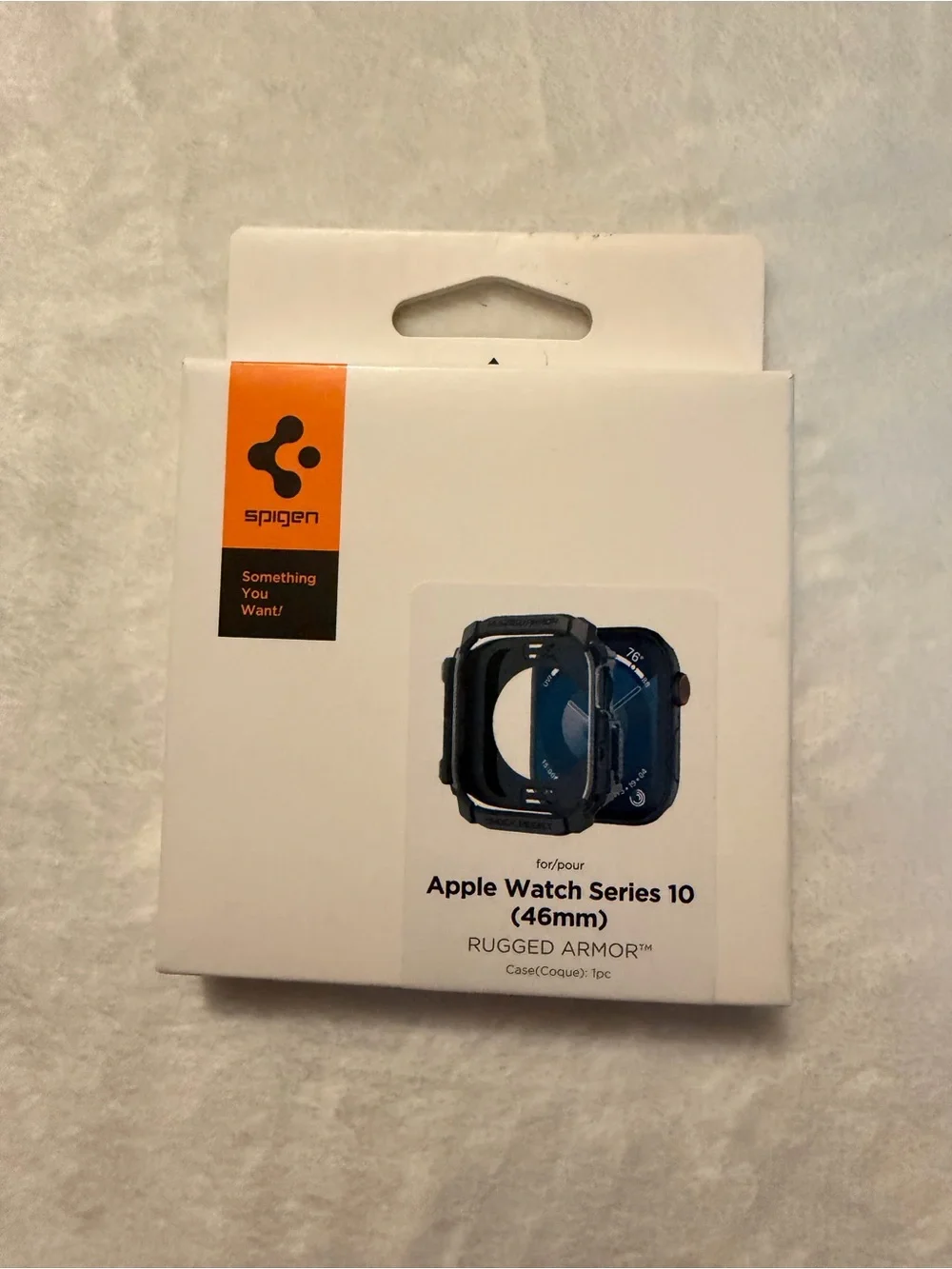 Spigen for Apple Watch Series 11/10 Case, Rugged Armor 46mm Cover Dark Grey